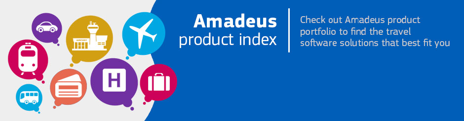 Amadeus' products and solutions